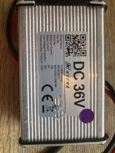 Hyena 36v controller - controller, from