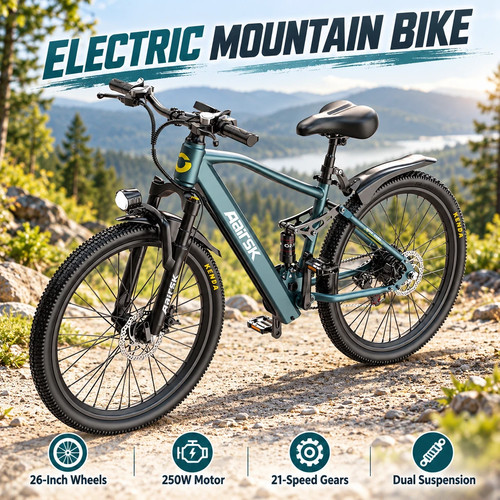 Electric mountain bike for - mountain,