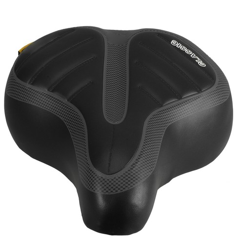 Durable black spring saddle - durable,